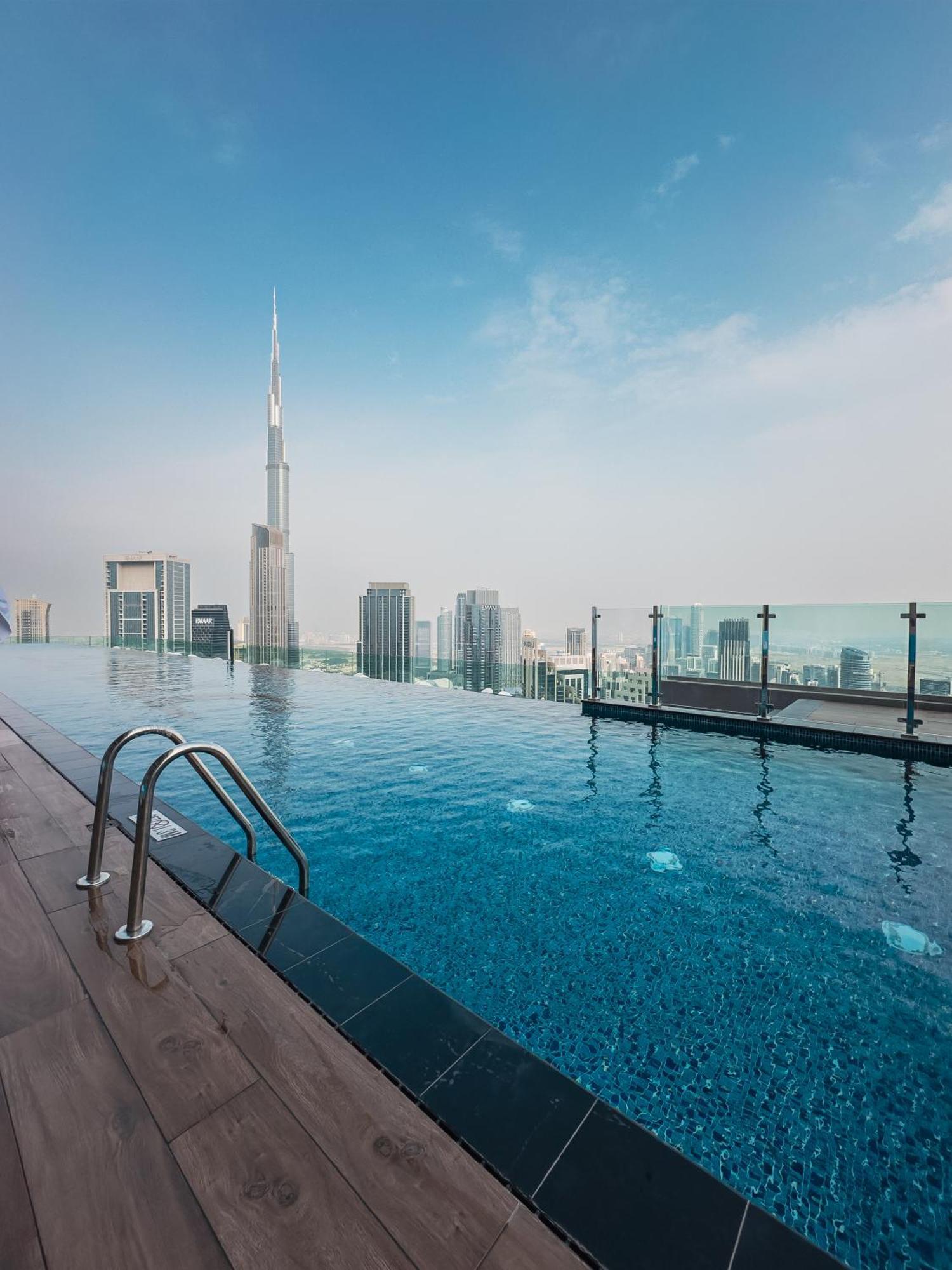 Aliving Luxury 2Br With Infinity Pool At Paramount Hotel Midtown Close To Dubai Mall & Burj Khalifa Zewnętrze zdjęcie